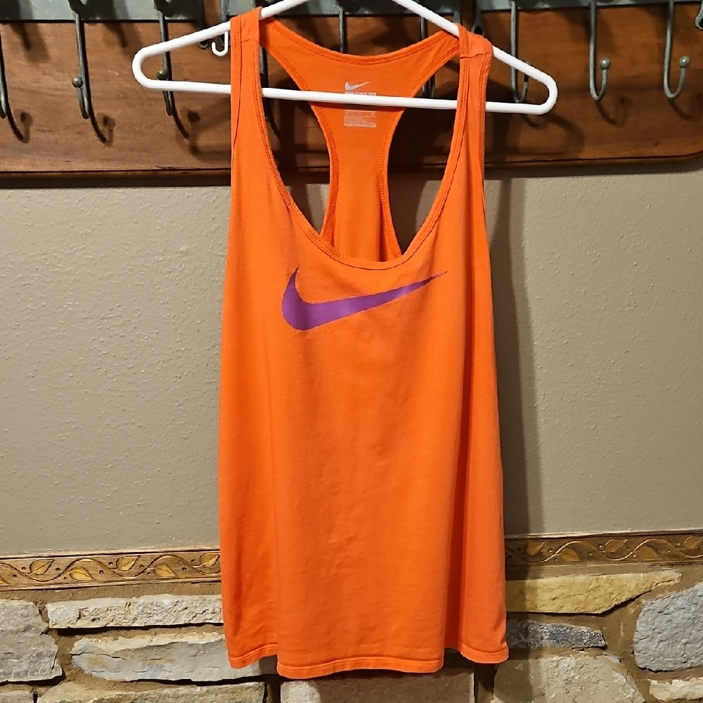 Nike Women's Tank with Purple Logo Size XL